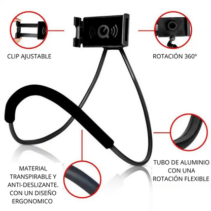 Soporte Flexible Móvil Cuello, 360º Multifuncional