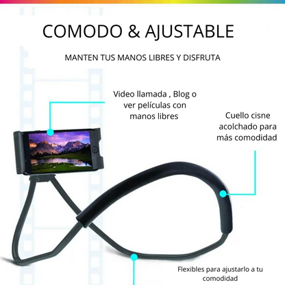 Soporte Flexible Móvil Cuello, 360º Multifuncional