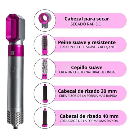 Moldeador de cabello 5 en 1