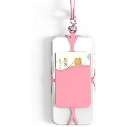 Soporte De Funda Para Teléfono Con Bolsillo Para Tarjetas